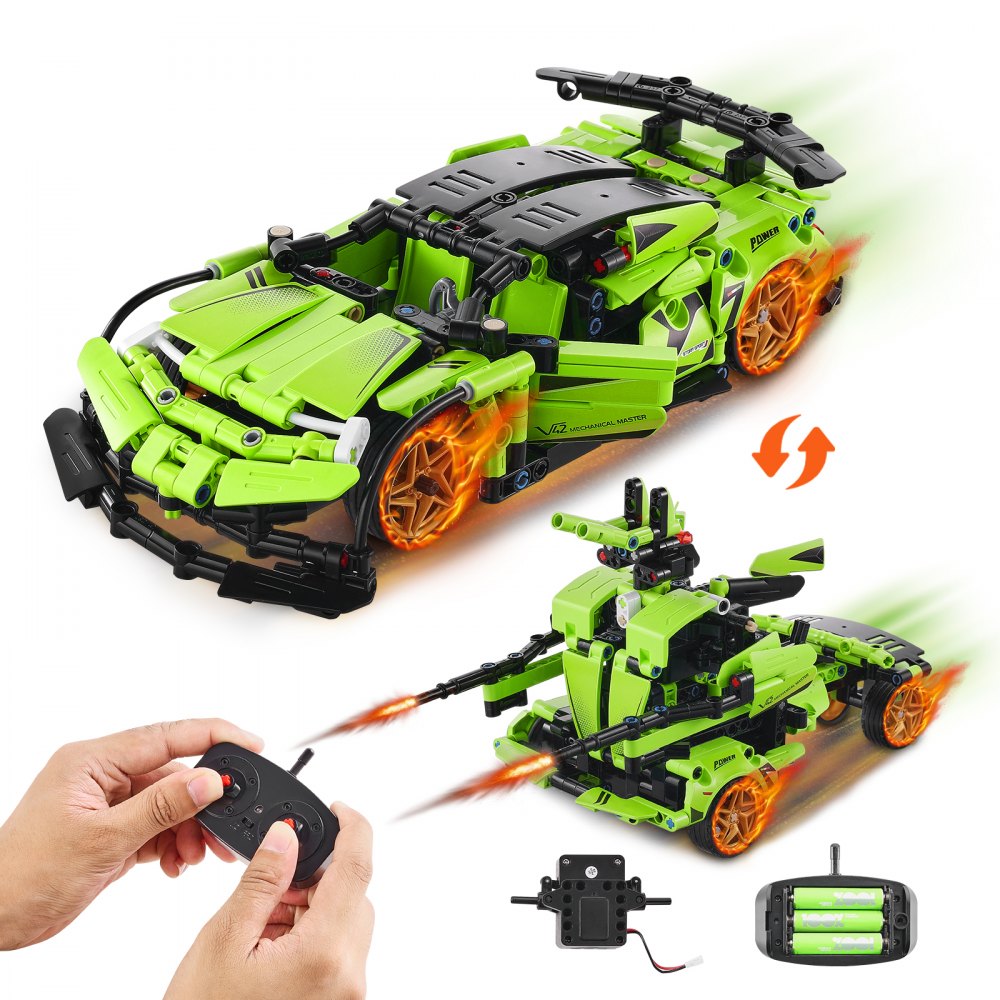 VEVOR STEM Building Toys for Kids 2 in 1 App & Remote Control Car/Robot 461 PCS - YKBCPDJMJQREXQP2UV9