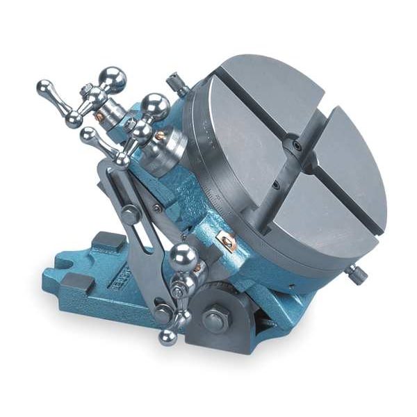 Palmgren Rotary Slide Tilting Table, 10 In, X-Y 4 - 9634103