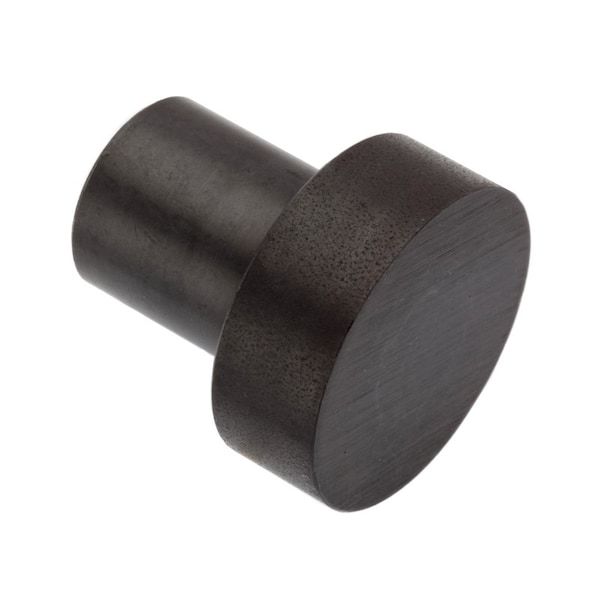 Ampg Rest Button, 1-1/4X3/8, Steel Black Ox - Z2656