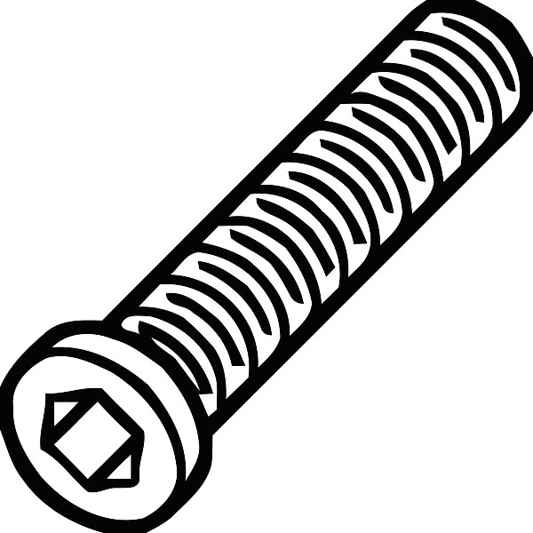 Erickson Spare Parts, Turn Screw for MillER - MS1336