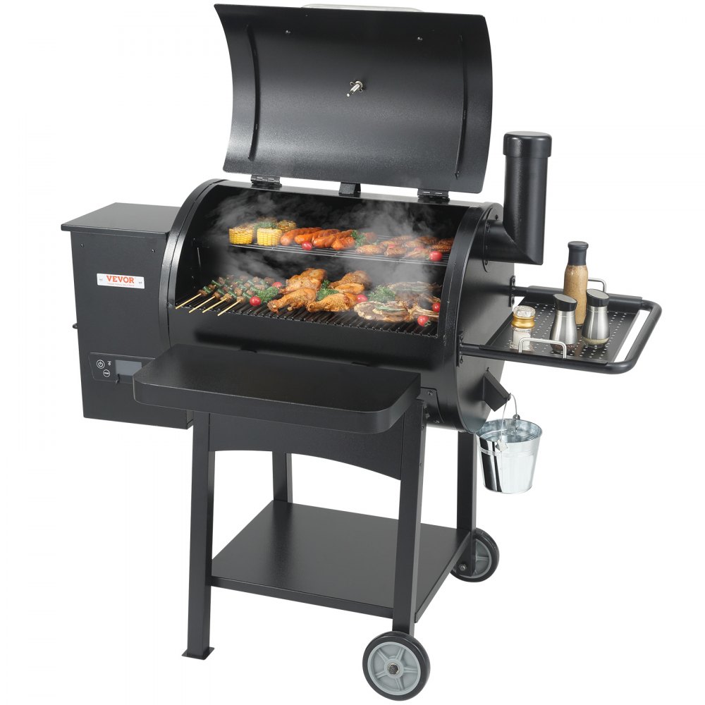 VEVOR 53" Heavy Duty Charcoal Grill BBQ Portable Grill with Cart Outdoor Cooking - W58018160500F53CNV1