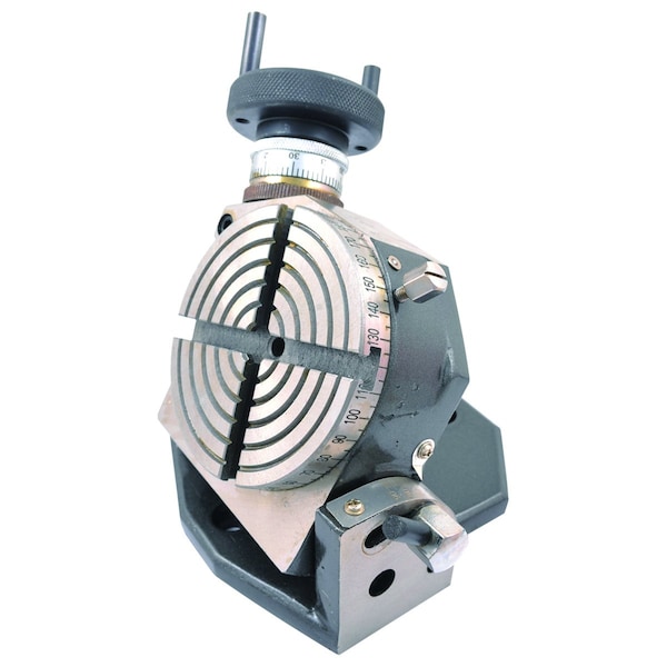 H & H Industrial Products 4" Tilting Rotary Table - 3906-2338