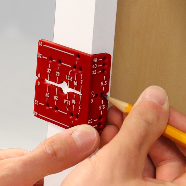 Milescraft Euro Hinge Jig-Concealed Hinge Jig, Suitable for Frame and Frameless Cabinet Door Hinges 35mm - 1342