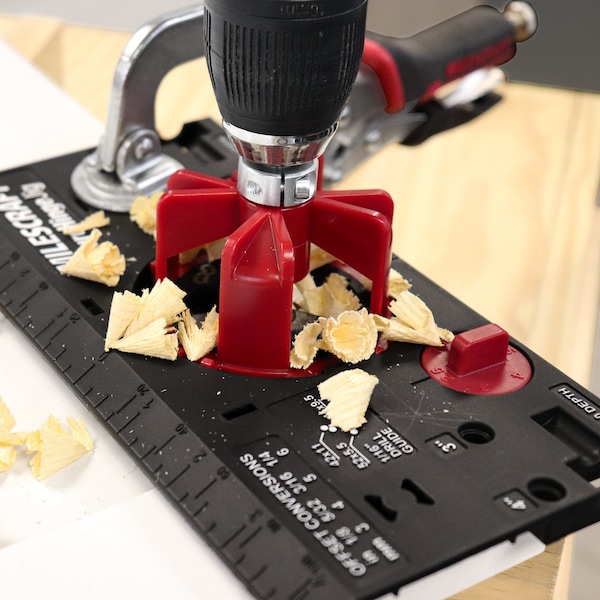 Milescraft Euro Hinge Jig-Concealed Hinge Jig, Suitable for Frame and Frameless Cabinet Door Hinges 35mm - 1342