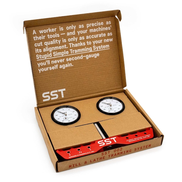 Stupid Simple Tools CNC Mill & Lathe Tram Tool -  Fully Adjustable from 3 - 6 in. 1/2 In. Shank - SST002