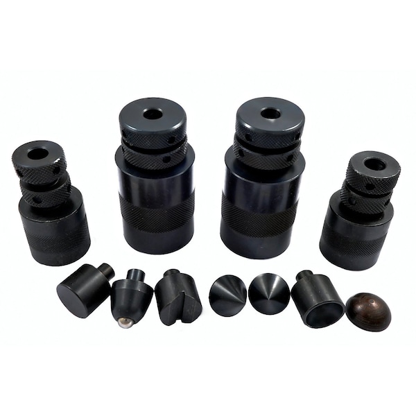 Hhip Vertex 10 Piece 65-140mm Adjustable Screw Jack & Pad Set - 3901-0095