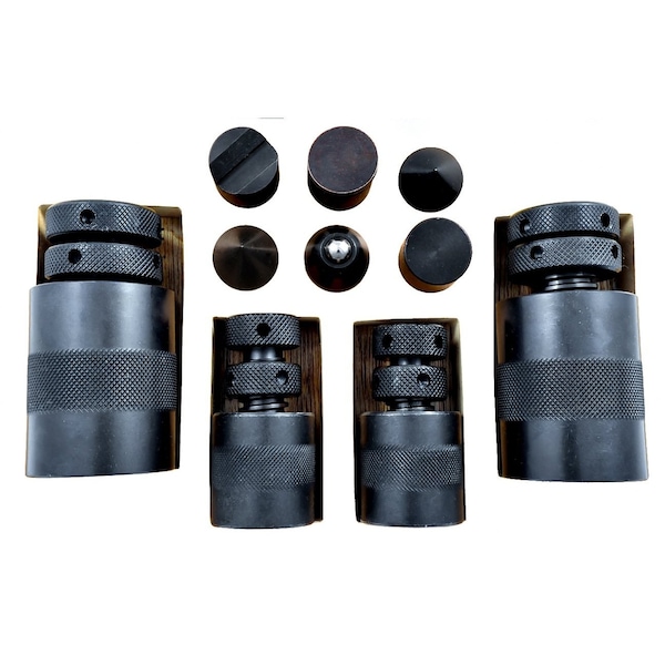 Hhip Vertex 10 Piece 65-140mm Adjustable Screw Jack & Pad Set - 3901-0095