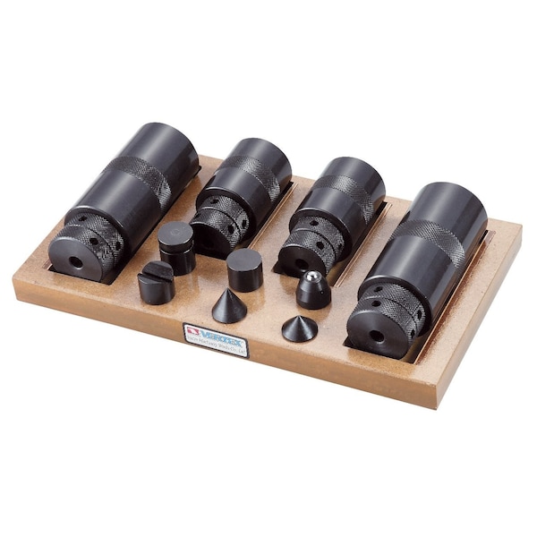 Hhip Vertex 10 Piece 65-140mm Adjustable Screw Jack & Pad Set - 3901-0095