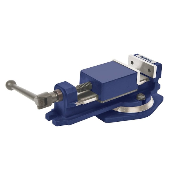 Palmgren Milling Machine Vise, w/Swivel Base, 4" - 9625404