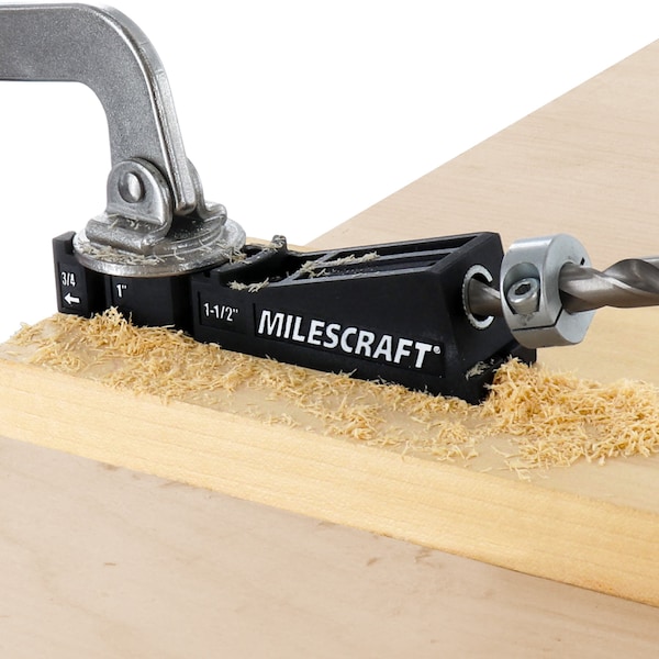Milescraft PocketJig100 Single Barrel Pocket Hole Jig - 1324