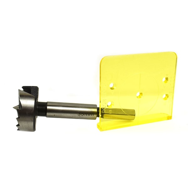 Big Horn 35mm Concealed Cabinet Door Hinge Template Jig and Bit - 14840