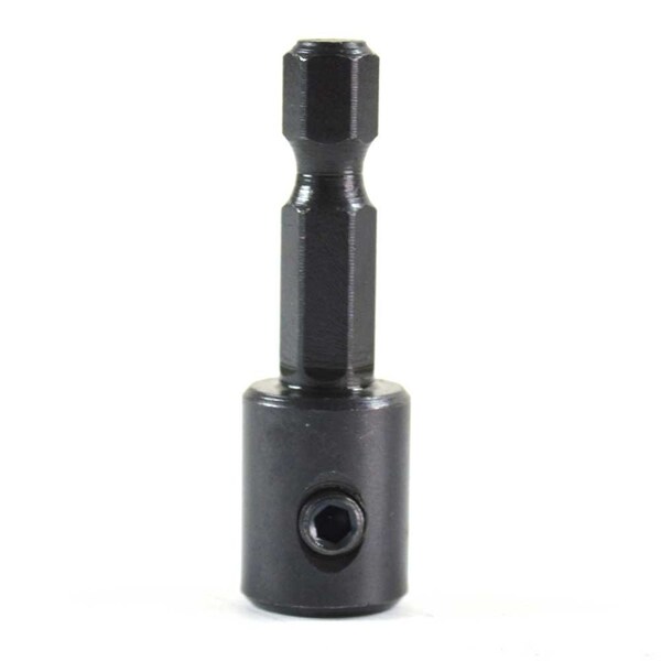 Big Horn 1/4" Adj Quick-Change Hex Shnk Adptr for 9/64" Countersink & Tapper Pt Drill Bit (Shnk only W/O Bit) - 13222