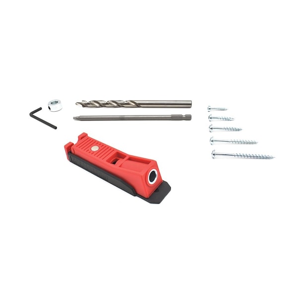 Big Horn 56pc Mini Pocket Hole Jig Set - One Hole - 12603