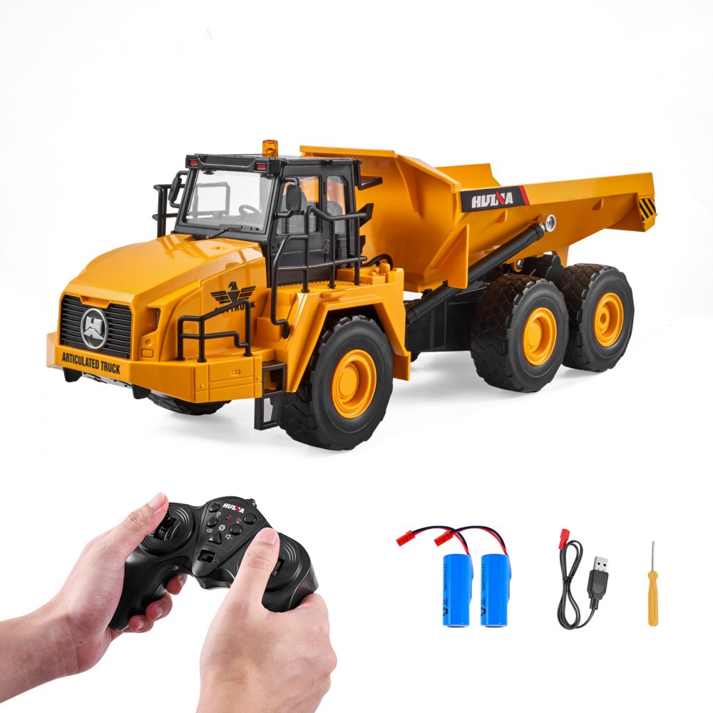 Christmas Gift！VEVOR RC Remote Control Dump Truck Toy Construction Vehicle Toy 11CH 1:18 Scale - CDXSLCZDCC9TBUY1YV9