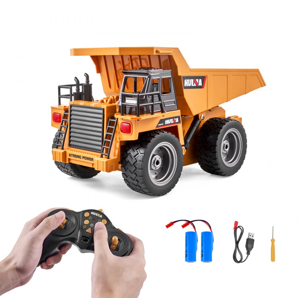 Christmas Gif! VEVOR RC Remote Control Dump Truck Toy Construction Vehicle Toy 9CH 1:18 Scale - CDXJSCZ6TDKCG89ARV9