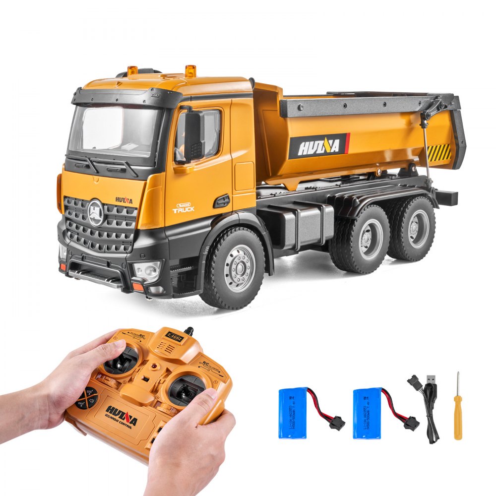 Christmas Gift! VEVOR RC Remote Control Dump Truck Toy Construction Vehicle Toy 10CH 1:14 Scale - JZXSLCZDCC10JHZKVV9