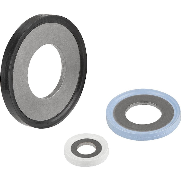 Kipp Seal And Shim Washer Hygienic Usit®, D=16, 1, Stainless 1.4404, Comp:70 Epdm 291 Comp:Black Ehedg - K1491.161