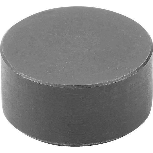 Kipp Grippers And Inserts Round D2=16, L3=12, Form:C Plane, Tool Steel Hardened And Black Oxid Fi - K0385.16128