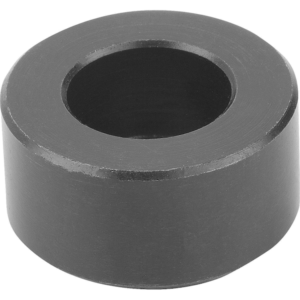 Kipp Grippers And Inserts Round W. Countersink D2=12, L3=12, Form:C Plane, Tool Steel Hardened, Blk Oxide - K0385.112128