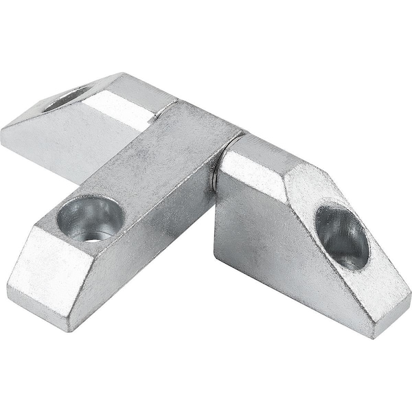 Kipp Square Hinge Long Version W. Countersink D=M06, Zinc Electro Zinc-Plated, B=85, A=51, A1=12, A2=36 - K1144.00630061