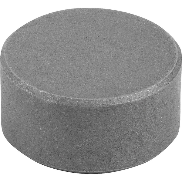 Kipp Grippers And Inserts Round D2=25, L3=12, Form:E Plane, Stainless Steel Hardened And Bright - K0385.25122