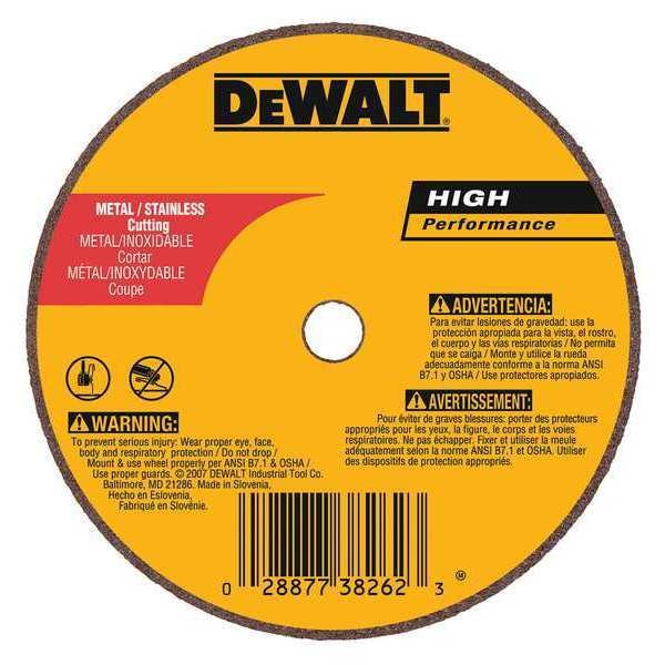 Rueda de vida larga Dewalt de 2-1/2" x .035" x 3/8" A60T - DW8700