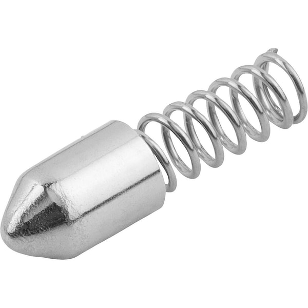 Kipp Spring Sleeve Point, Form:B Without Collar L=11, D1=3 Steel, Comp:Stainless Steel - K1277.213011