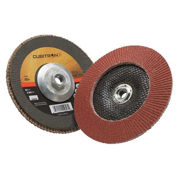 Disco de aletas 3M Cubitron, T29, 7 pulgadas x 5/8-11, 40 - 7010363298