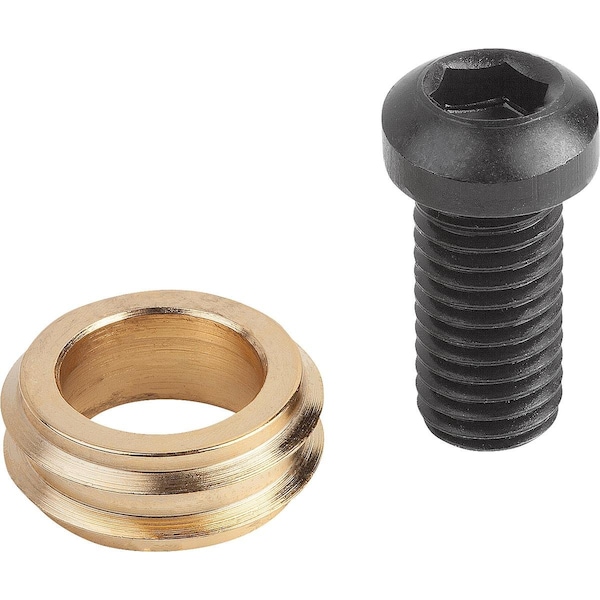 Kipp Cam Screw With Knife Edge Washer D=M16X26, 8 Mild Steel, Comp:Carbon Steel - K0025.16