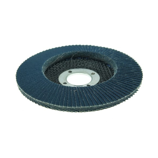 Weiler 4-1/2" Disco Abrasivo de Solapa Tiger Disc, Cónico (TY29), 120Z, 7/8" - 50606
