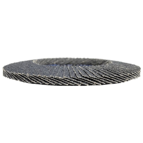 Weiler 4-1/2" Disco Abrasivo de Solapa Tiger Disc, Cónico (TY29), 120Z, 7/8" - 50606
