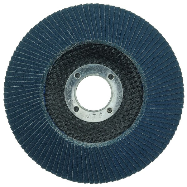 Weiler 4-1/2" Disco Abrasivo de Solapa Tiger Disc, Cónico (TY29), 120Z, 7/8" - 50606