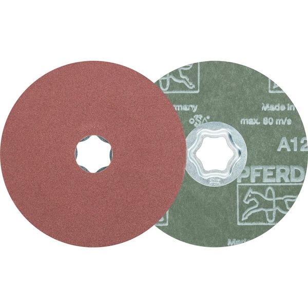 Disco de fibra Pferd Combiclick, 4-1/2", Al/Oxd, 120 - 40097