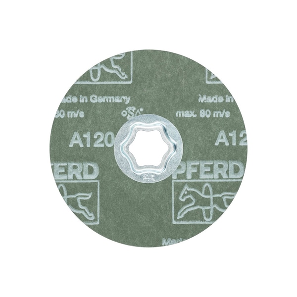 Disco de fibra Pferd Combiclick, 4-1/2", Al/Oxd, 120 - 40097