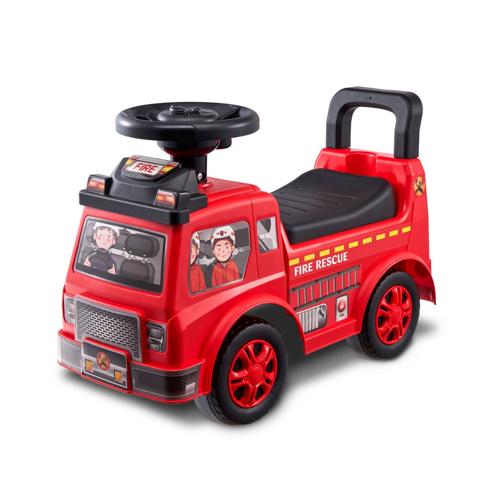 VEVOR Ride On Push Car for Toddlers, Ages 1-3, Ride Racer, Sit to Stand Toddler Ride On Toy, Classic Kids Ride On Car with Music Steering Wheel & Under Seat Storage, Ride On Toy for Boys Girls, Red - KBKETCZSTCXFHGN7XV9