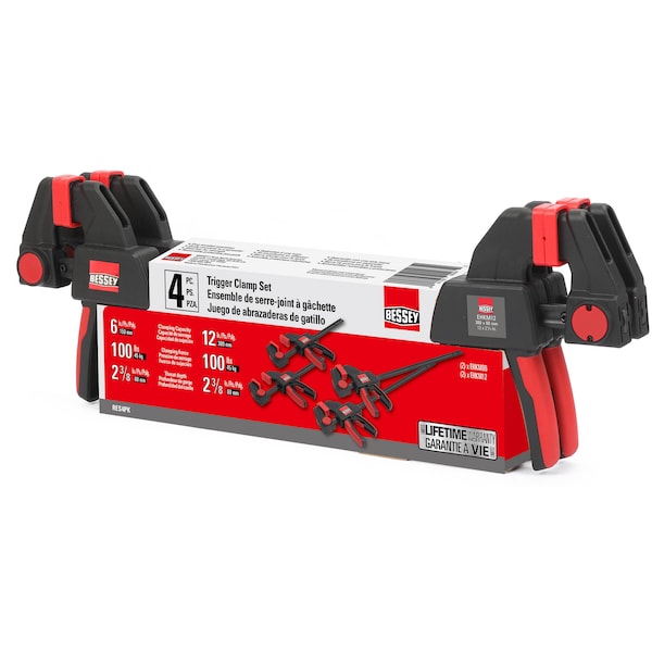 Bessey Quarter Pallet, 16 X Set, Trigger , RES4PKQP - RES4PK-QP