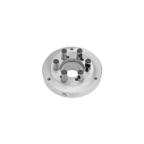 Bison Usa Bison Back Plate, D Taper for SET-TRU Chucks, 5" D1-6 - 7-875-056