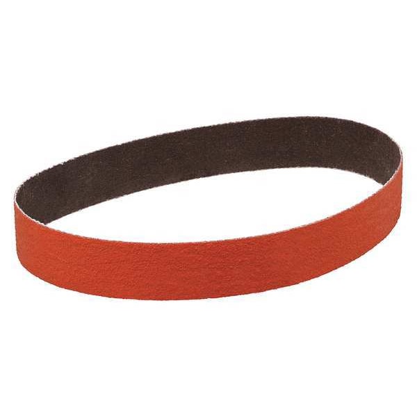 Cinta abrasiva Cubitron 3M, recubierta, 1 pulgada de ancho, 11 pulgadas de largo, 80 granos, medio, cerámica, 984F, color granate - 60440268328