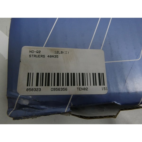 Caja de 10 ruedas de corte de 32 mm 350 mm 2.5 mm - 40009125 40A35 de Struers