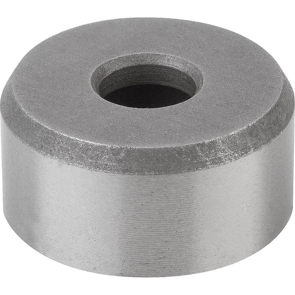 Kipp Grippers And Inserts Round W. Countersink D2=16, L3=10, Form:O Rough, Stainless Steel Diamond - K0385.116105