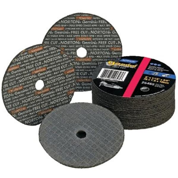 Norton Co Norton 547-66243510627 3 in. X.035 in. X.25 in. Disco de corte Gemini Fastcut - 547-66243510627