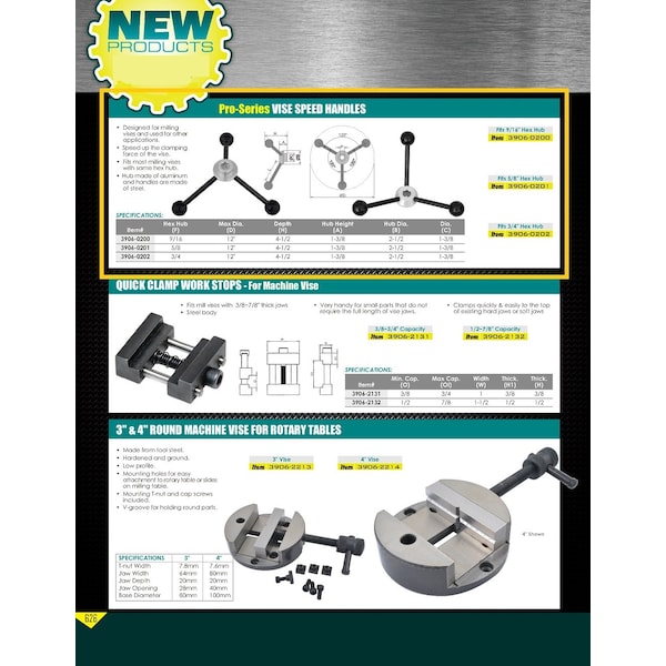 Hhip Pro-Series Accu-Torque Vise Speed Handle For 3/4 in. Hex Hub - 3906-0202