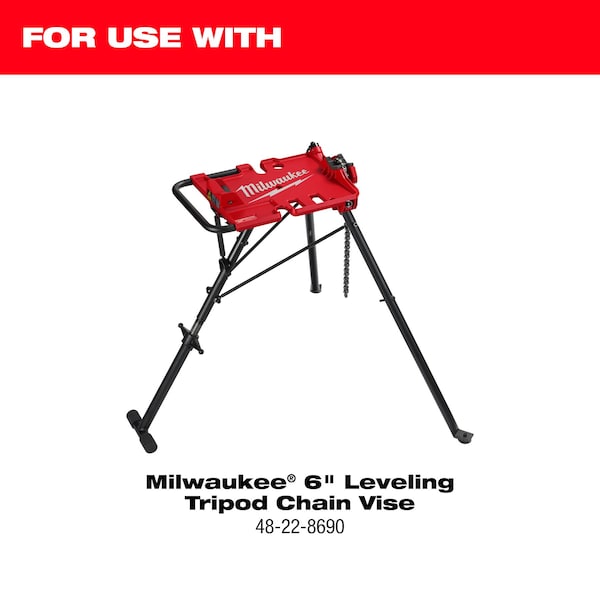 Milwaukee Tool Jaw for 6 in. Leveling Tripod Chain Vise - 48-22-8698