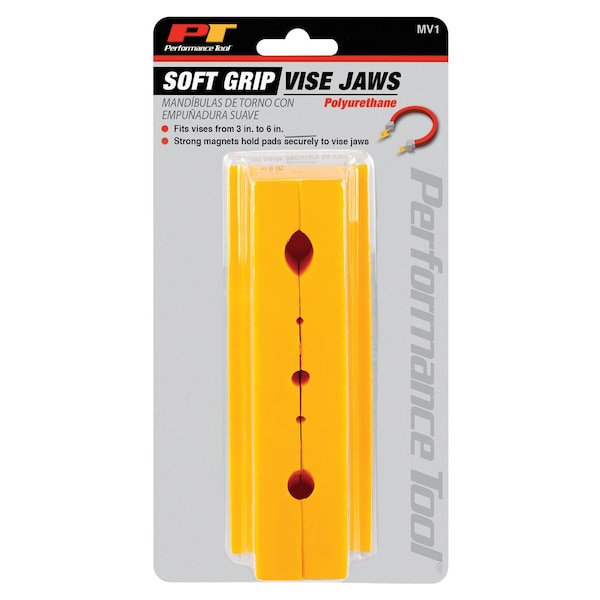 Perform Tool Vise Jaw Pad Use To Hold Irregular Shaped Objects; Fits 3 to 6 In Vises; Magnetic Mount; - MV1