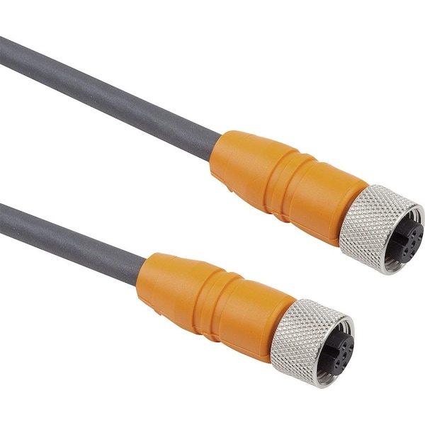 Kipp Connector, Connection Shielded, Form:E 2 Sockets Straight, D1=14, 5, P=5000, N=5X0, 34 Mm², L1=43, Tpu - K1482.1211215X5000