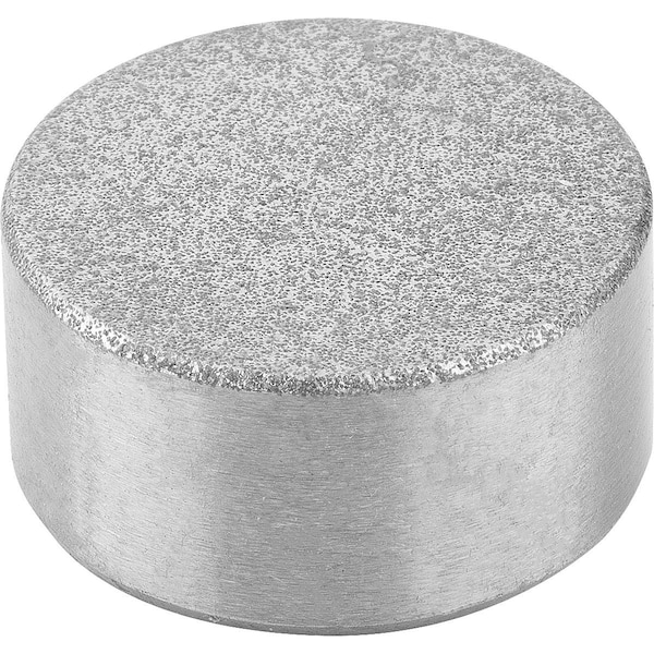 Kipp Grippers And Inserts Round D2=20, L3=10, Form:O Rough, Stainless Steel Diamond Impregnated Surfac - K0385.20105