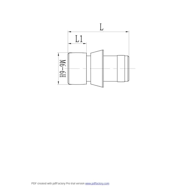 Hhip NL-0611 Lock Pin With 2.5mm Hex Drive - 2100-0611