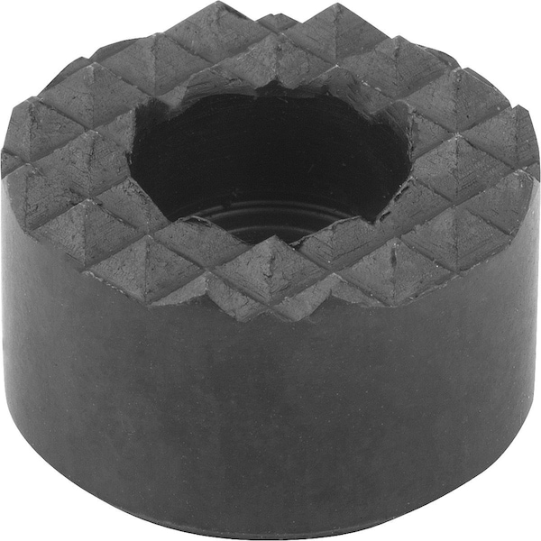 Kipp Grippers And Inserts Round W. Countersink D2=20, L3=12, Form:F, Tool Steel Hardened, Black Oxide - K0385.12012