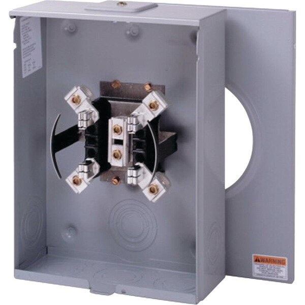 Eaton 200A 600V 4-Jaw Outdoor Underground & Overhead Service Meter Socket - URS212ACH