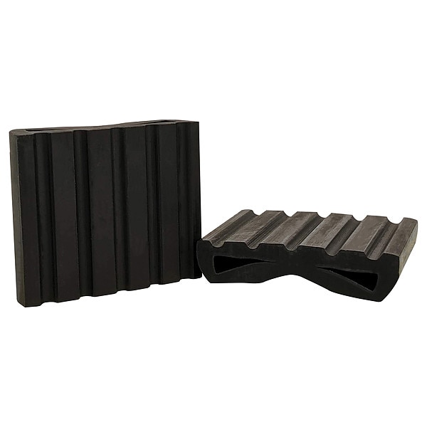 Panavise Repl Jaw Pad, Vise, Neoprene, Non-Marking - 346NM